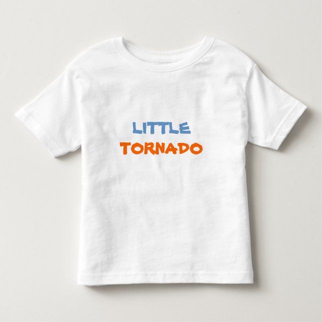 Camiseta Infantil Camisinha de Tornado para crianças hiperativas (Frente)