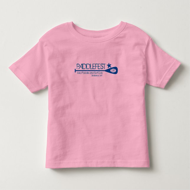 Camiseta Infantil Campainha azul T do texto (Frente)