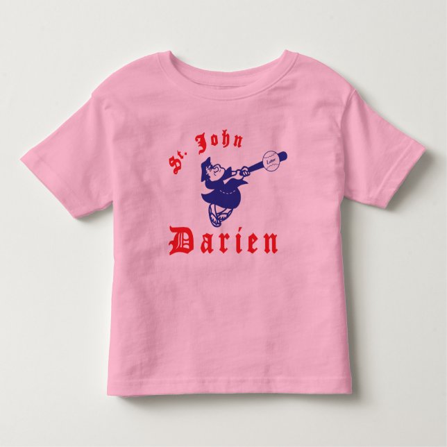 Camiseta Infantil Campainha real/cor-de-rosa de St John - criança (Frente)
