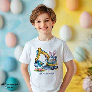 Camiseta Infantil Campeão de Ovo de Páscoa Eggscavator 5000