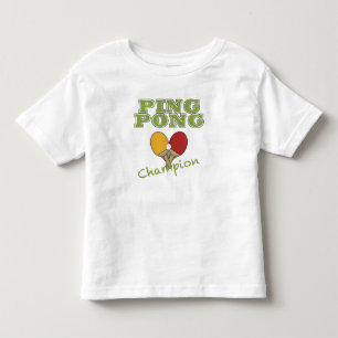 Camiseta Infantil Campeão de Pong do sibilo