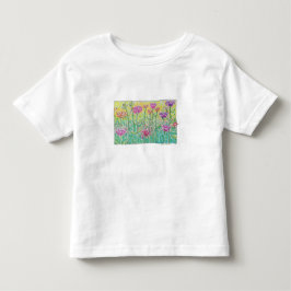 Camiseta Infantil Campo de Flores