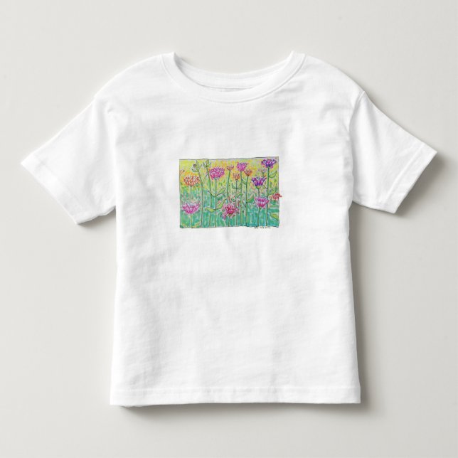 Camiseta Infantil Campo de Flores (Frente)