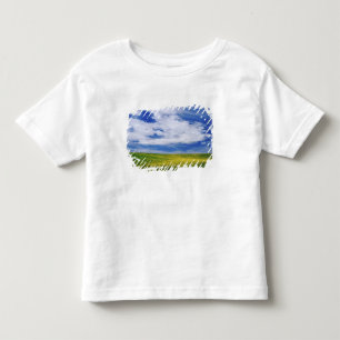 Camiseta Infantil Campo de flores de Canola ou Mostarda, Palouse