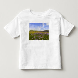 Camiseta Infantil Campo de flores silvestres de penstemon no 2