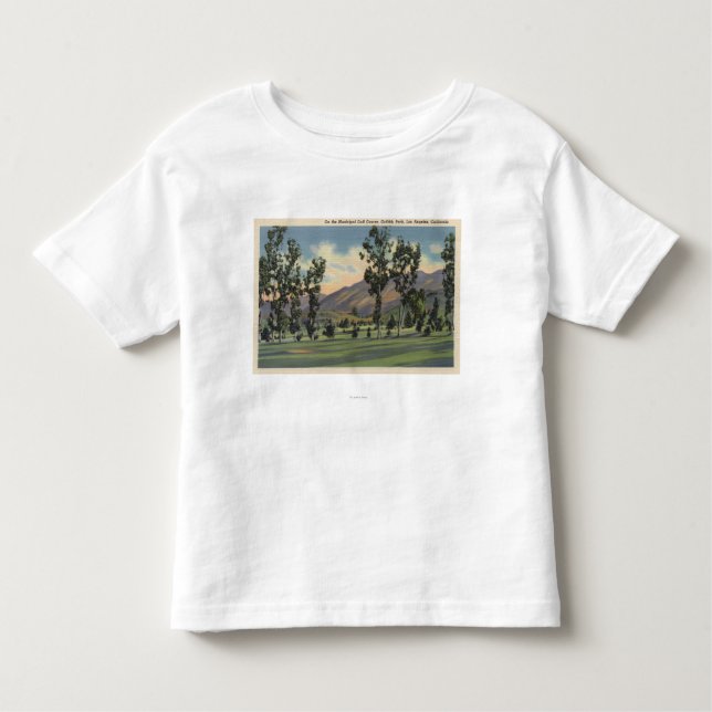 Camiseta Infantil Campo de golfe municipal em Griffith Park (Frente)