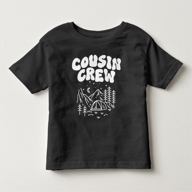 Camiseta Infantil Campo de verão da Associação Familiar de Cousin Cr (Frente)