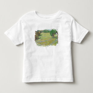 Camiseta Infantil Campo de Vincent van Gogh   na luz solar, 1888