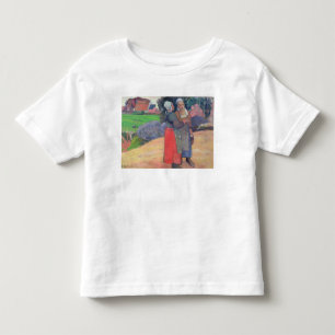 Camiseta Infantil Camponeses do bretão de Paul Gauguin , 1894