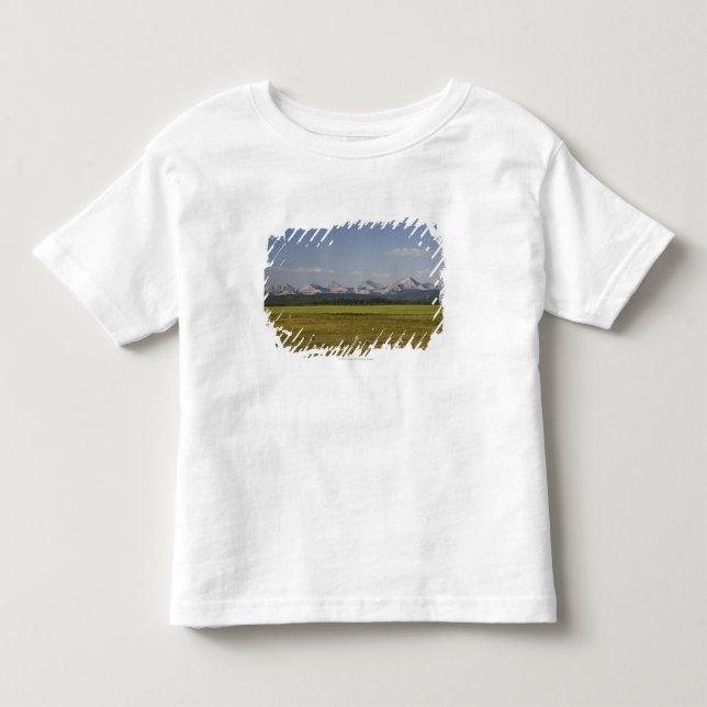 Camiseta Infantil Campos e Rolling Hills verdes com montanhas (Frente)