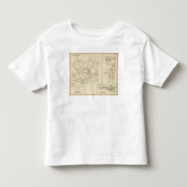 Camiseta Infantil Canaan, Grafton Co (Frente)