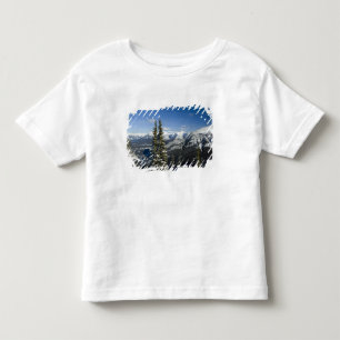 Camiseta Infantil Canadá, Alberta, Banff. Vistas do Vale Bow