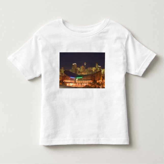 Camiseta Infantil Canadá, Alberta, Calgary: Skyline da Cidade de (Frente)