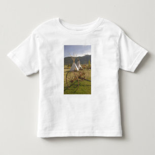 Camiseta Infantil CANADÁ, Colúmbia Britânica, Enderby. Tendas &