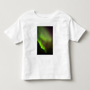 Camiseta Infantil Canadá, Manitoba, Churchill. Aurora Boreal no