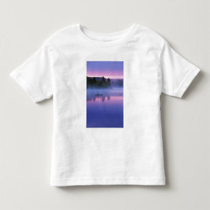 Camiseta Infantil Canadá, Ontário, Parque Algonguin, Canoísta em