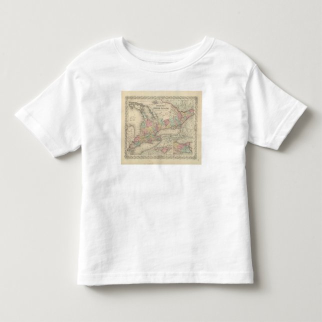 Camiseta Infantil Canadá superior (Frente)