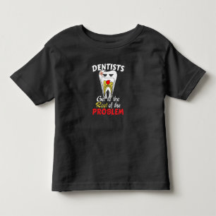Camiseta Infantil Canal de Raiz Dentista - Canhão de Cavidade Dente