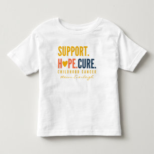 Camiseta Infantil cancer de infância com T-Shirt personalizado