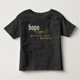 Camiseta Infantil cancer de infância Personalizado #nome do time Tod