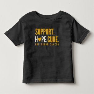 Camiseta Infantil cancer infantil cura a esperança Toddler T-Shirt