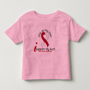 Camiseta Infantil CANCER ORAL eu apoio minha tia