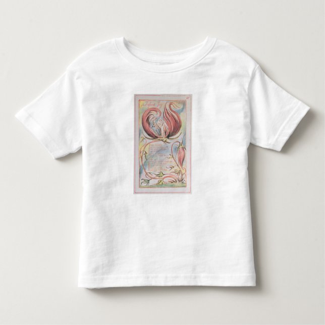 Camiseta Infantil Canções de William Blake | da inocência; Alegria (Frente)