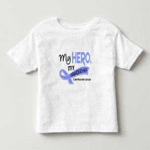 Camiseta Infantil Cancro da próstata MEU HERÓI, MEU AVÔ 42
