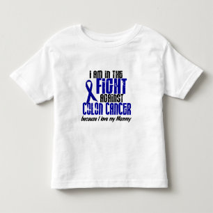 Camiseta Infantil CANCRO DO CÓLON na luta para minhas mamães 1