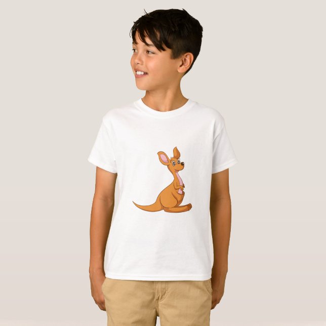 Camiseta Infantil Canguru (Frente Completa)