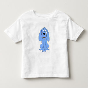 Camiseta Infantil Cão azul. Hound.