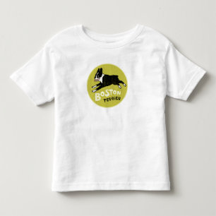 Camiseta Infantil Cão de estimação bonito do estilo legal do vint