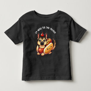 Camiseta Infantil Cão Pastor com Fantasia de Cachorro Quente, Dia da