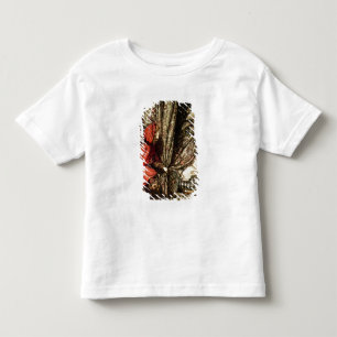 Camiseta Infantil Capa de equitação vermelha pequena de Arthur