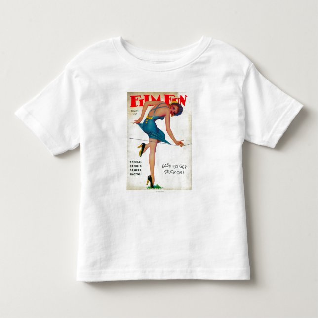 Camiseta Infantil Capa de revista 7 do divertimento do filme (Frente)