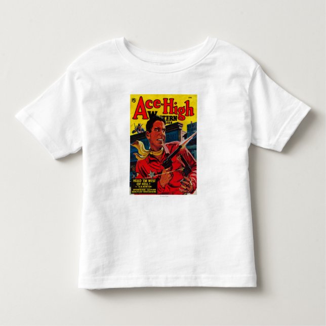 Camiseta Infantil Capa de revista alta 3 do ás (Frente)