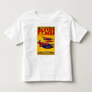 Camiseta Infantil Capa de revista dos áss de vôo