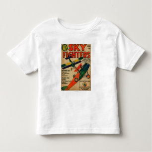 Camiseta Infantil Capa de revista dos lutadores do céu