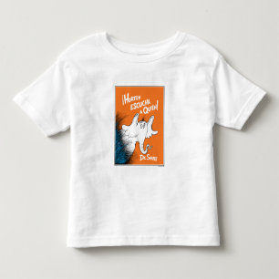 Camiseta Infantil Capa do Livro em Espanhol Horton ouve a quem? is n