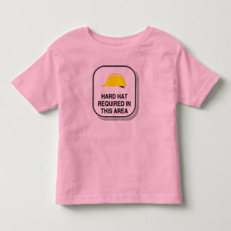 Camiseta Infantil Capacete de segurança exigido