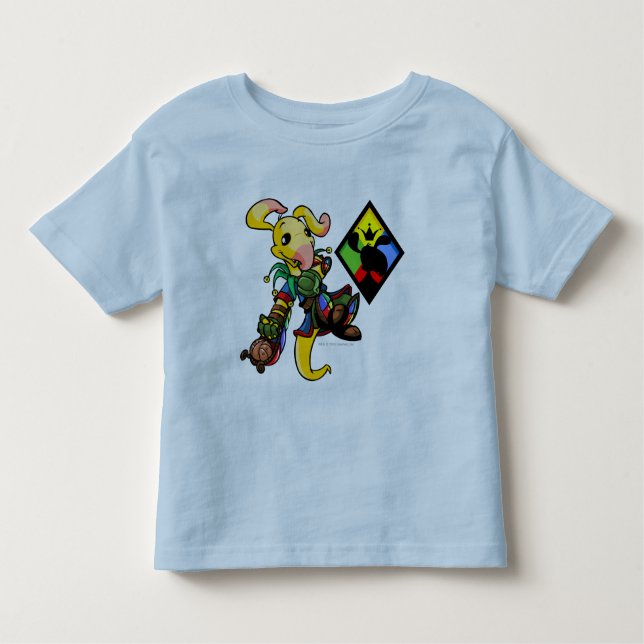 Camiseta Infantil Capitão 1 da equipe da ilha de Roo (Frente)
