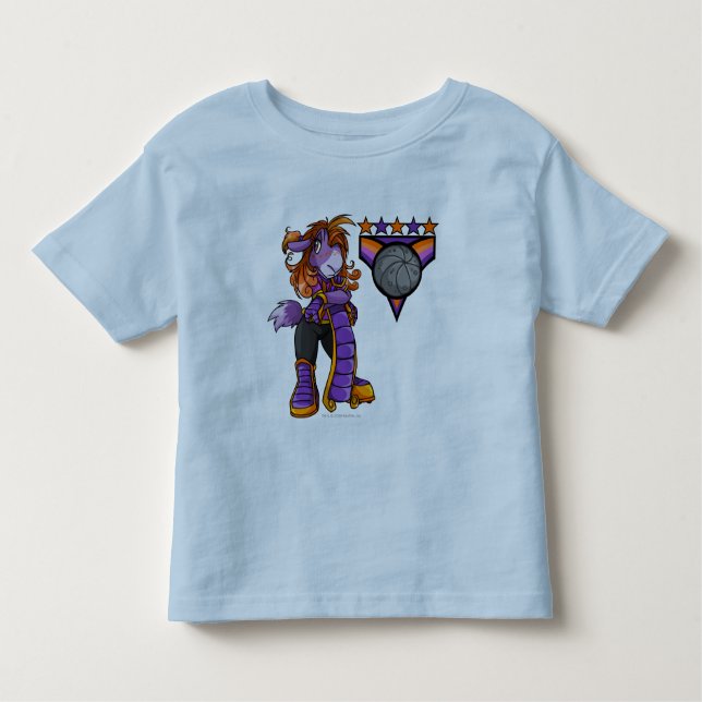 Camiseta Infantil Capitão 1 da equipe de Kreludor (Frente)