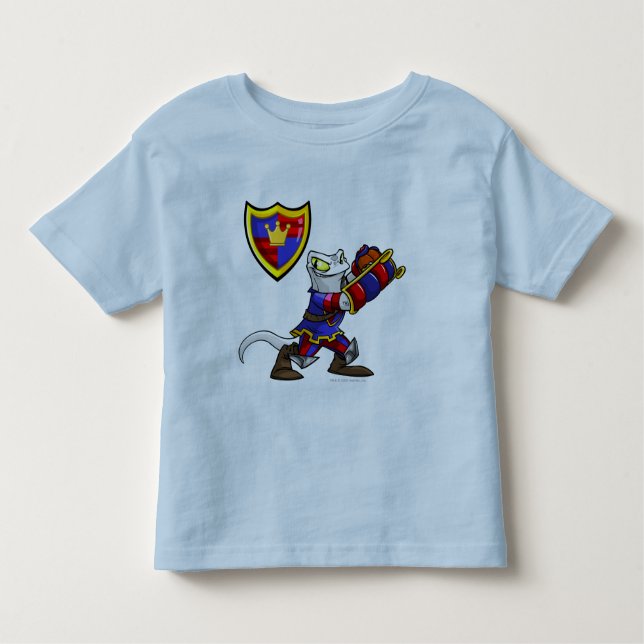 Camiseta Infantil Capitão 1 da equipe de Meridell (Frente)