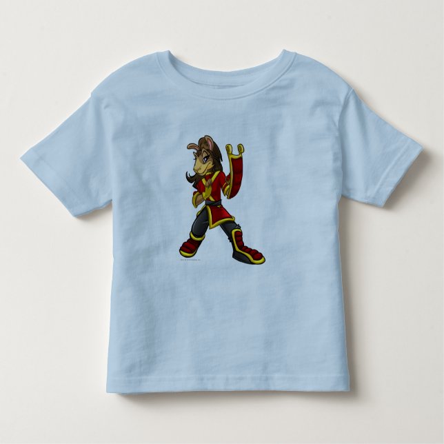 Camiseta Infantil Capitão 2 da equipe de Shenkuu (Frente)