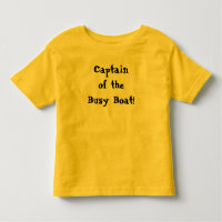 Capitão Cute Engraçado de Barcos Ocupados Dizendo