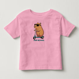 Camiseta Infantil Capivara Divertida e Legal no Scooter Vibes