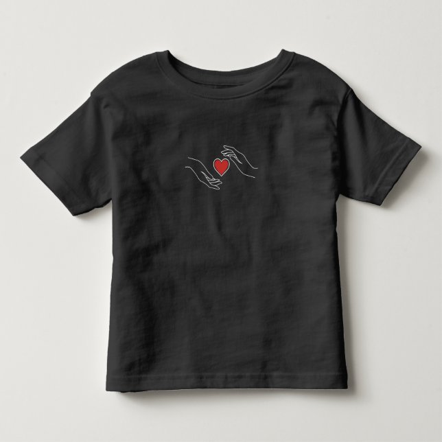 Camiseta Infantil Capturar coração (Frente)