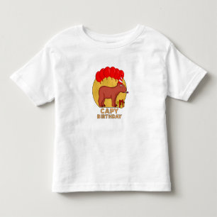 Camiseta Infantil Capy Birthday
