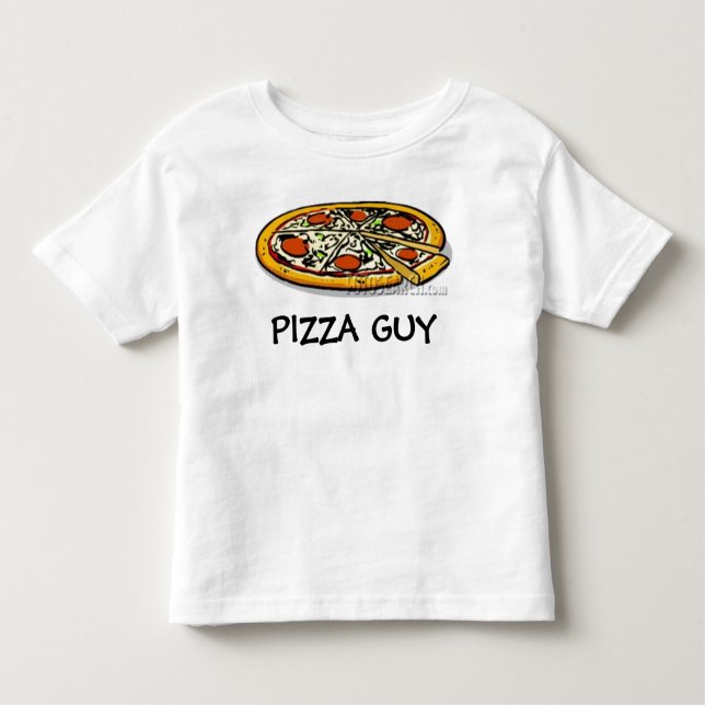 CAMISETA INFANTIL CARA DA PIZZA (Frente)