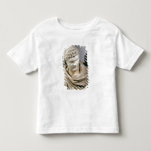 Camiseta Infantil Caracalla, o mármore romano cuirassed o busto,